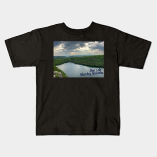 Minnesota - Bean Lake in Silver Bay Kids T-Shirt
